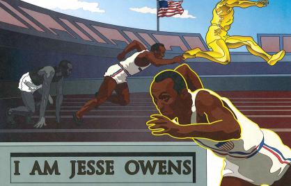 I am Jesse Owens Mural 